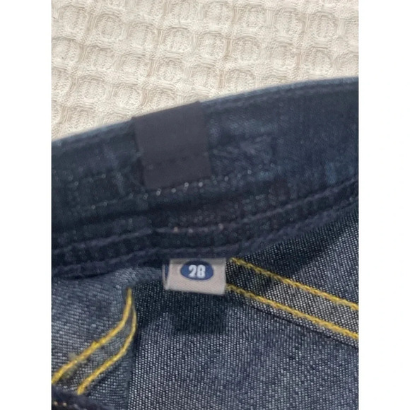 Citizens Of Humanity Dani Jeans Women’s 28 Blue Cropped Straight Leg Cuffed Hem - Picture 12 of 14